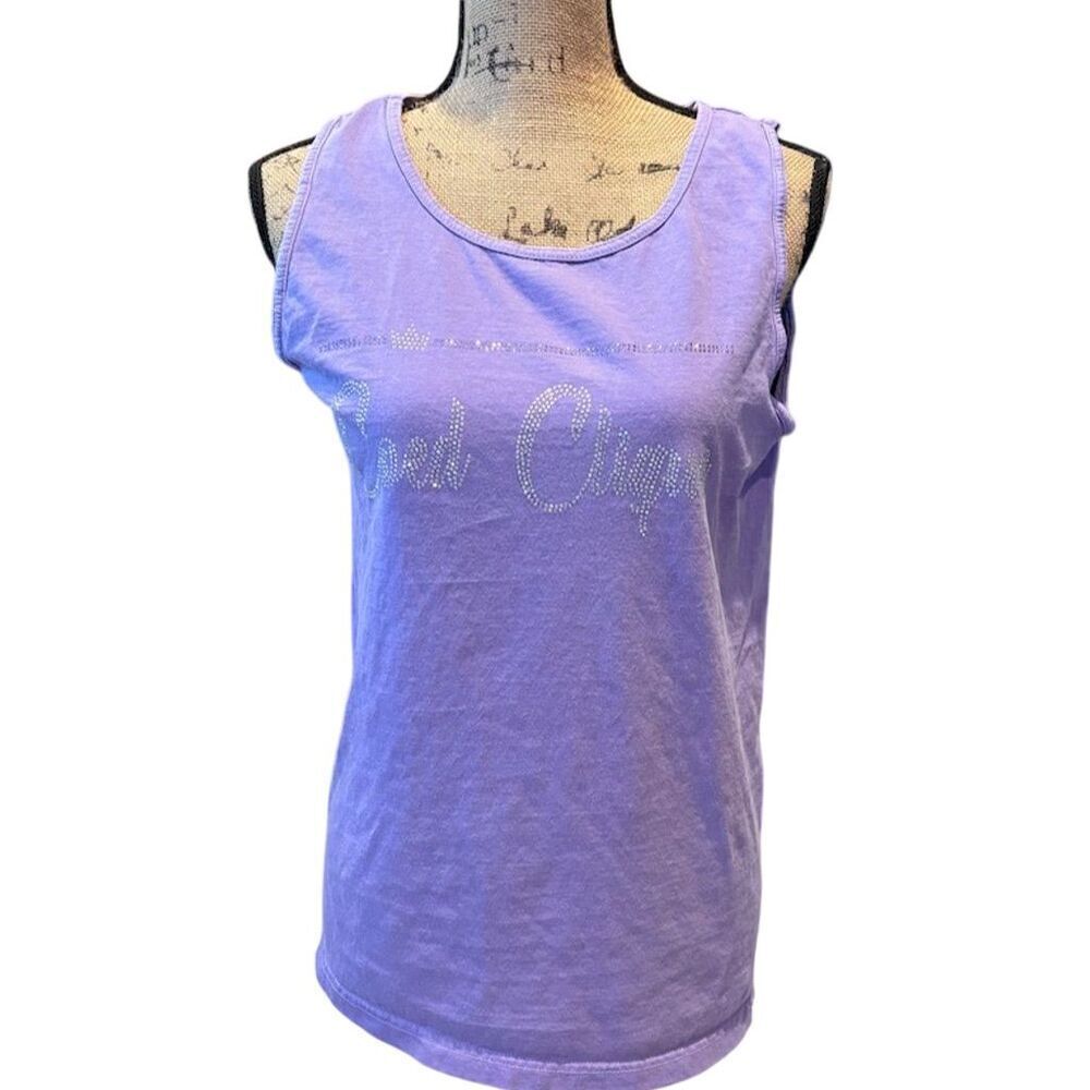 *3/$15 Comfort Colors Women's Small Purple Tank Top Casual Summer